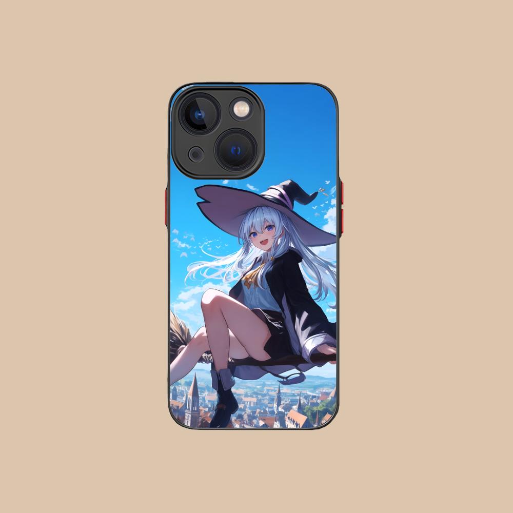 

Wandering Witch Elaina Silicone Mobile Phone Case for iPhone 17 16 15 14 13 12 11 X XR XS Air Pro Max Plus Mini Colorful Cover iPhone XS Max