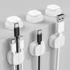 3 Pcs 3-in-1 Cord Organizer Spring Clip Holder Small Desk Cable Organizer Clips Adhesive