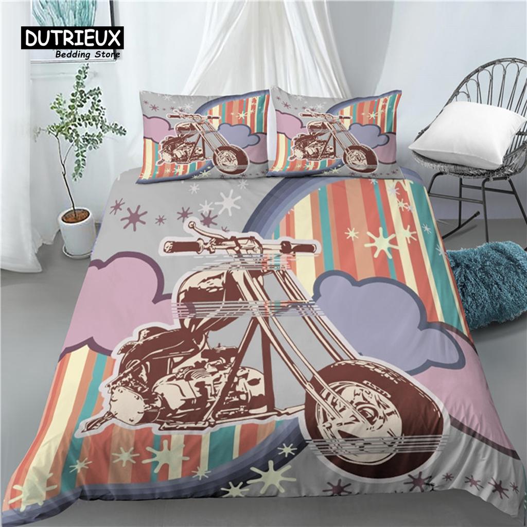 Home Living Luxury 3D Off Road Car Print 2/3Pcs Comfortable Duvet Cover Pillowcase Bedding Sets Queen And King Eu/Us/Au Size