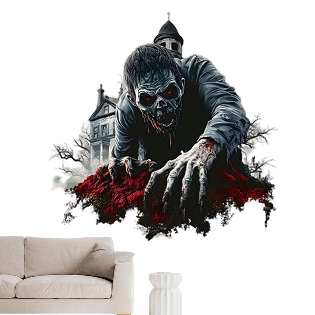 Halloween Horror Ghosts Bedroom Living Room Home Decoration Wall Stickers Stickers Self-adhesive