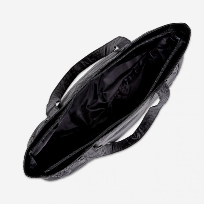 By Esquire Women Ciel Pocket Shirring Shoulder Bag Black