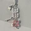 Four Leaf Clovers Pendant Keychain Unique Phone Strap Accessory Detachable Mobile Phone Charm for Good Luck Happiness