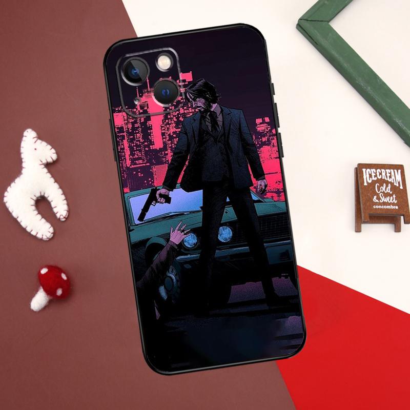 

John Wick Case For iPhone 16 X XR XS Max 12 13 Mini Plus 11 12 13 14 15 Pro Max Back Cover iPhone 11