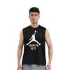 Jordan Camiseta sin mangas de baloncesto con cuello redondo y estampado de logo para hombre Tops Negro FQ1955-010