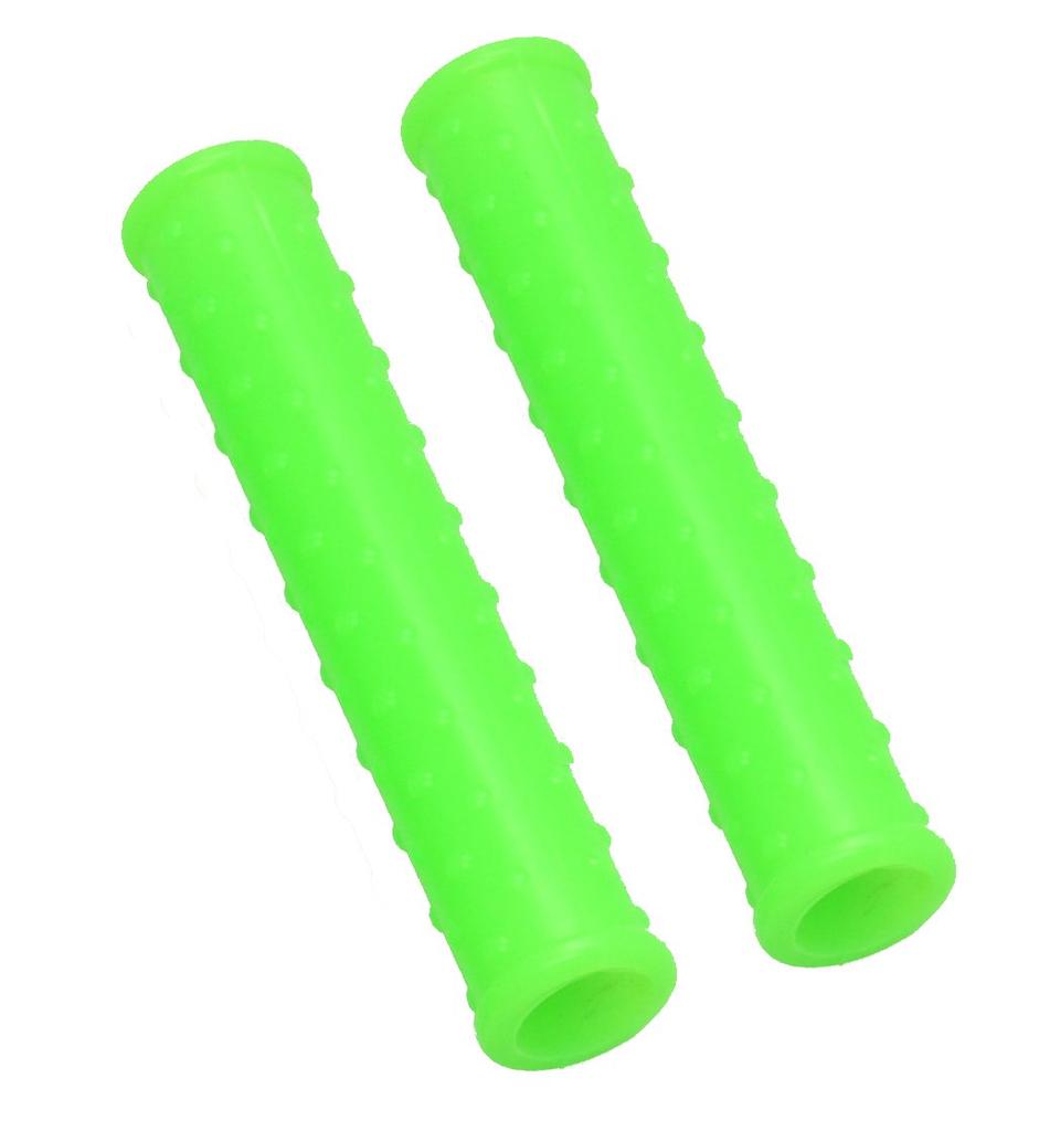 Yamashiro Motorcycle Lever Grip (Silicone Rubber) L. Green YK-012