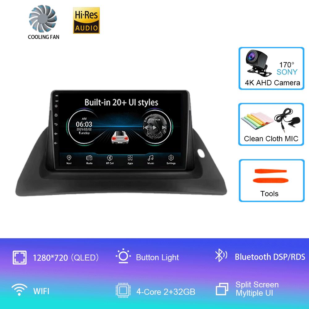 

Android 14 для Renault Kangoo 2009 - 2017 2018 автомобильный радиоприемник мультимедиа видеоплеер навигация Android стерео No 2 Din DVD-плеер CHINA