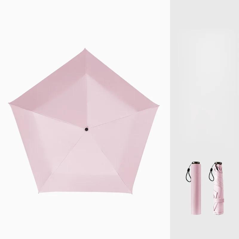 103g Ultra Lightweight Carbon Fiber Sun Umbrella Anti UV Compact Pencil Umbrella Folding Mini Parasol 1pc 103g umbrella
