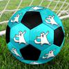 Simon's Cat Cute Cartoon Indoor Soccer Ball Colorful Machine Stitched PVC Size 5 Team Training Competition Ready Durable High-Bounce Cool Sports Gift