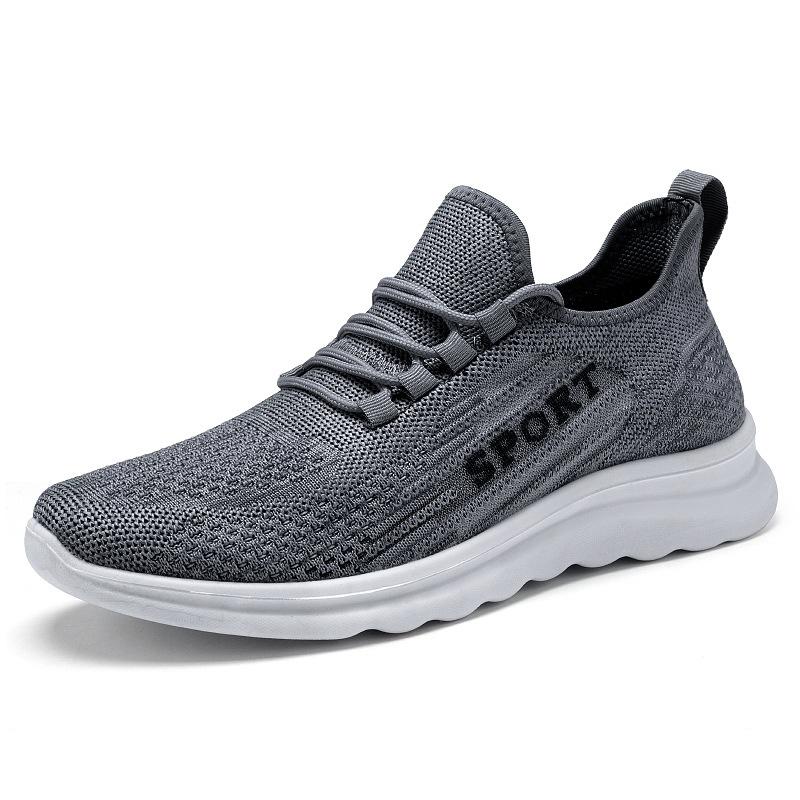 Fashion Spring and summer new breathable men's shoes, thin, anti slip and wear-resistant running sports and leisure shoes