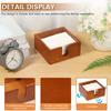2Pcs Square Wood Tissue Box Dining Napkin Holder Kitchen Paper Dispenser Case Home Restaurant Table Accessory