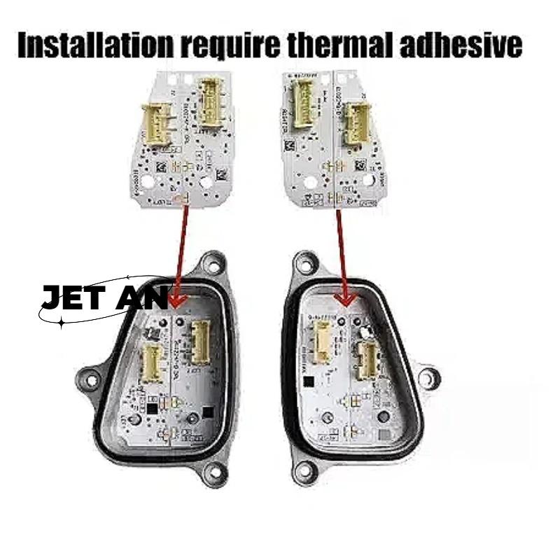 White DRL LED Boards For SEAT IBIZA ARONA Daytime Running Light Turn Signal Module B102247-B Left & Right B102248-B