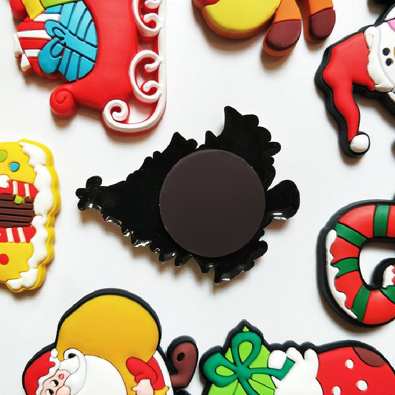 1PC Multi-element Aesthetic Christmas Atmosphere Cartoon Gift Refrigerator Sticker Storage Magnetic Cute PVC