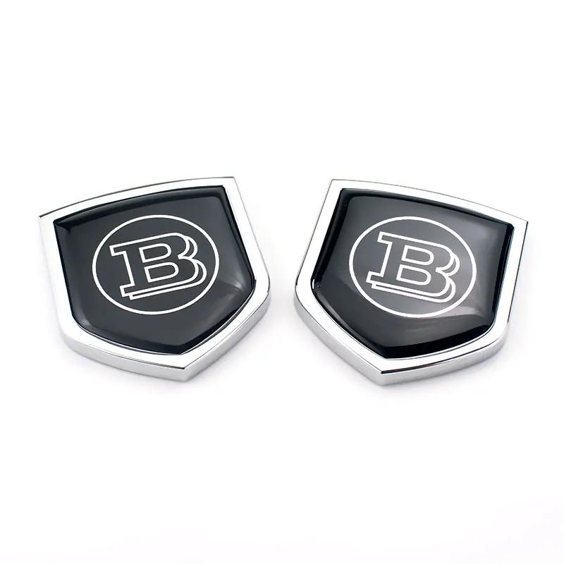 

3D Metal auto logo car sticker metal badge emblem accessories For Mercedes Benz AMG SMART Brabus C E S-Class W212 W213 W222 GT