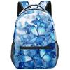 Classic Popular Funny butterfly student Bookbag Notebook Backpacks 3D Print Oxford Waterproof Boys/Girls Travel Backpacks