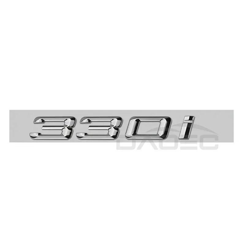 Car 3D ABS Trunk Letters Logo Badge Emblem Decal Sticker For BMW 3 Series 320i 325i 328i 330i 335i E46 E90 E91 F30 F31 F34 G20