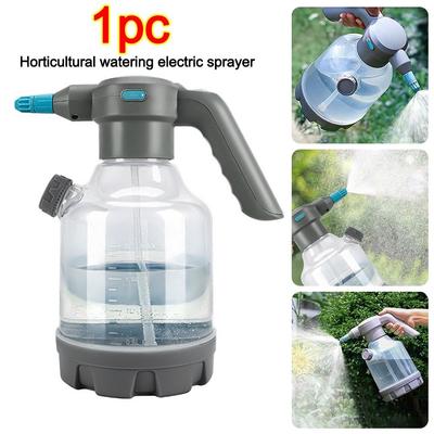 New 3L Electric Watering Can Rechargeable Non-Slip Handle Watering Kettle Adjustable Nozzle Household Disinfection