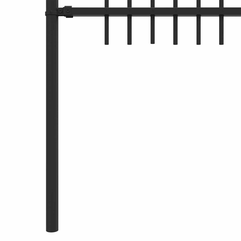 DRONTEN Black Spike Arch Fence
