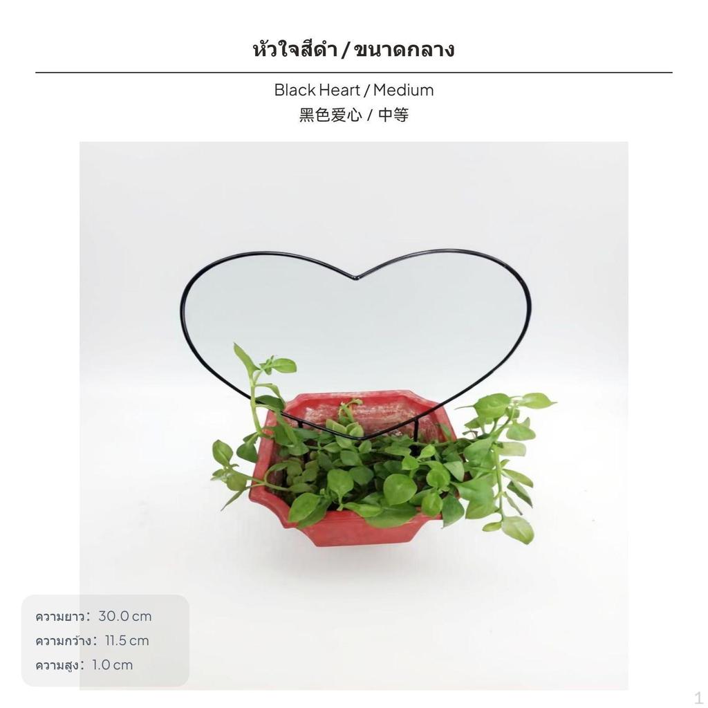 HeartShaped Metal Climbing structure Trellis, Iron Frame for Potted Monstera & Dioscorea,