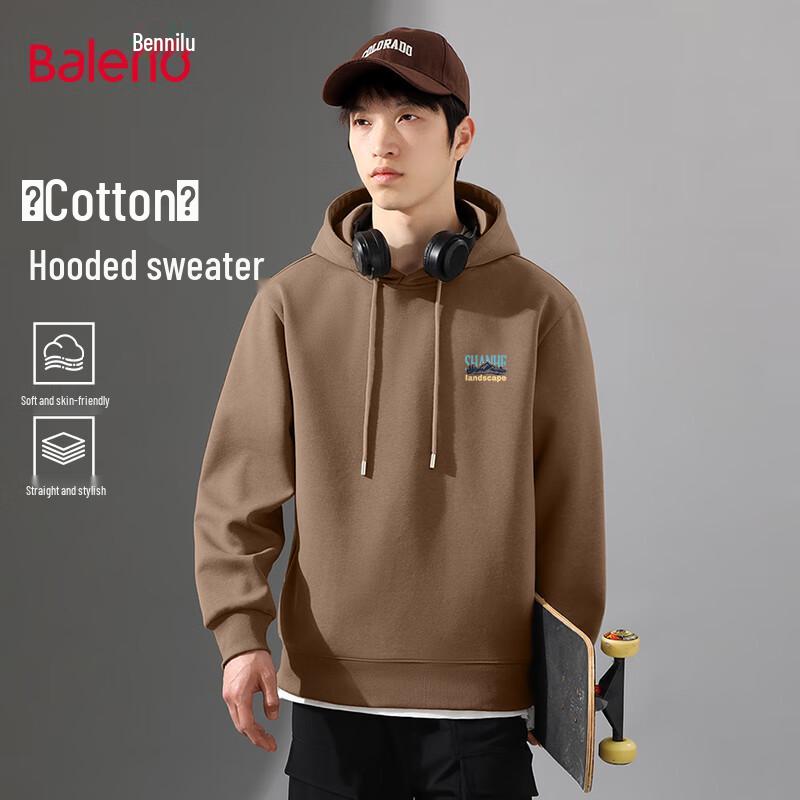 

Baleno Men s Heavyweight Knit Hooded Sweatshirt 3XL