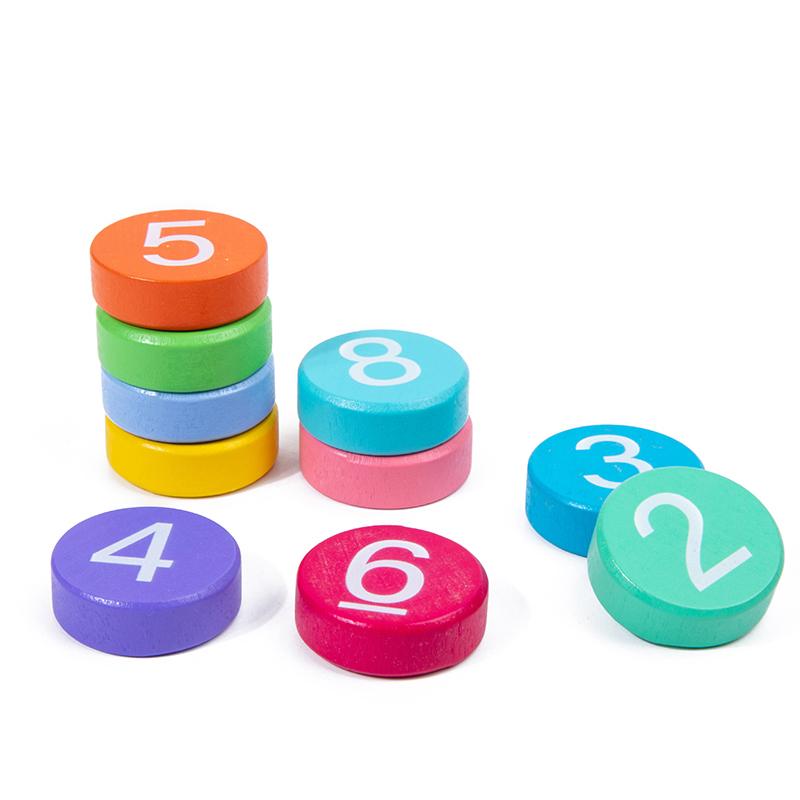 Children Montessori Math Toys Arithmetic Card Matching Games Addition Subtraction Counting Educational Cognitive Blocks for Kids