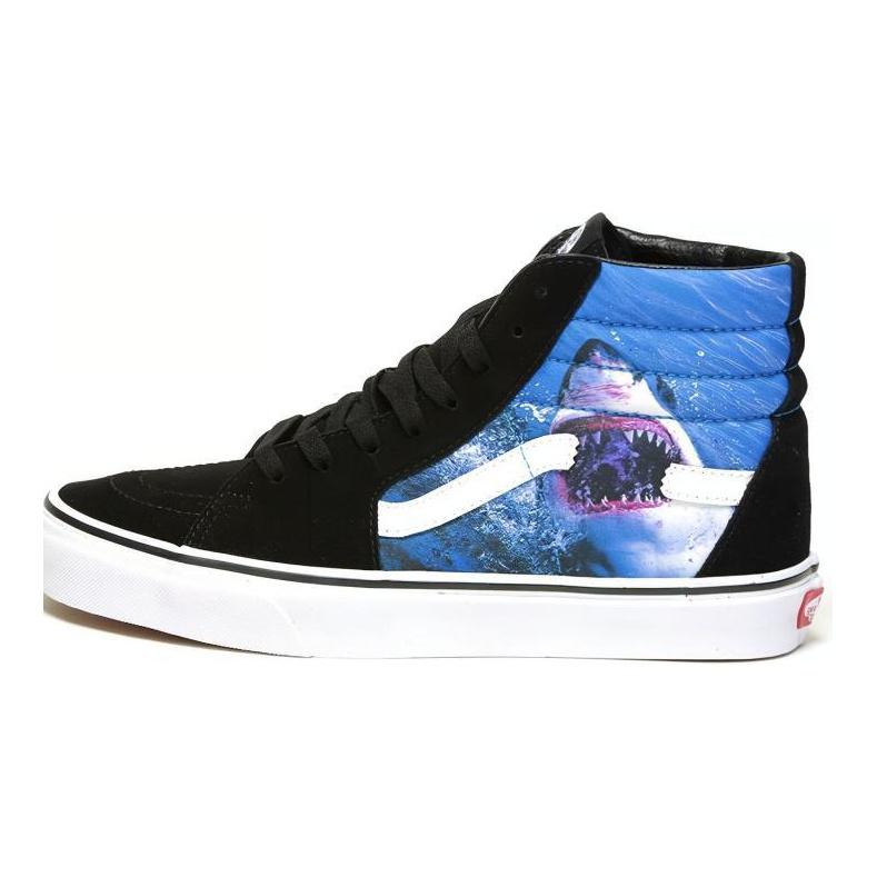 Vans Shark Week X Vans Sk8 Hi 'Black Blue' Vans VN0A4BV6XKC