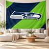 Seattle Seahawks Wall Tapestry, Soft Fabric Wall Hanging, Decorative Backdrop For Bedroom Home Wall Art