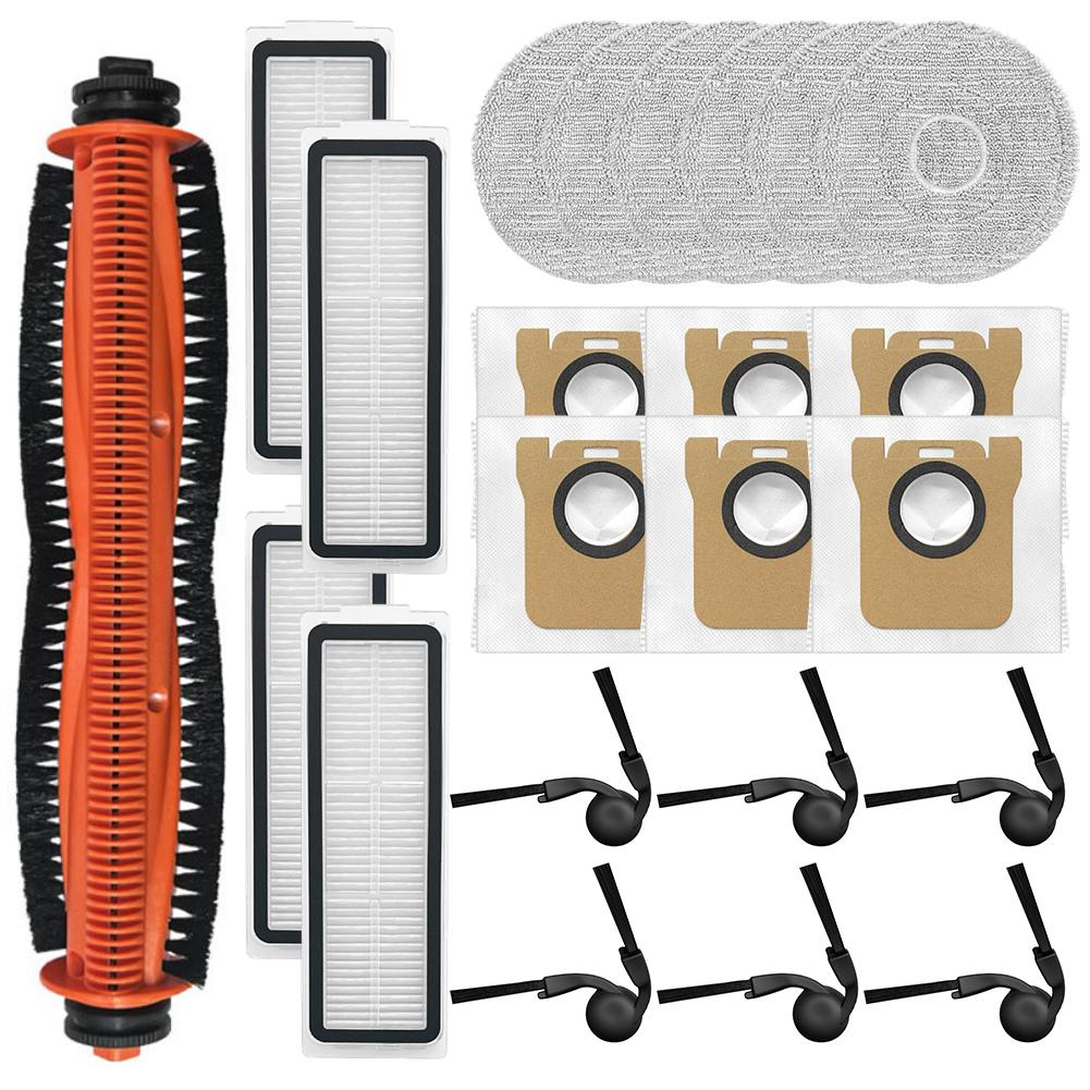 Replacement Filters, Main Brush, Dust Bag, Mop, And Filter Kit For Xiaomi 5/OV31GL Vacuum Cleaners (9/23pcs)