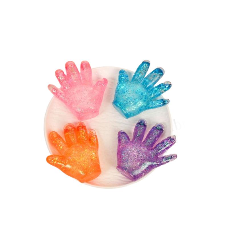 Decompression Squeeze Color Palm Soft TPR Hot Selling Cute Breathable Maltose Pinching Toy Kneading Play Slow Rebound Soft Relax