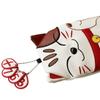 Cute Kitty Magnetic Closure Golf Club Headcovers Blade Mallet Putter Golf Putter Cover Lucky Cat