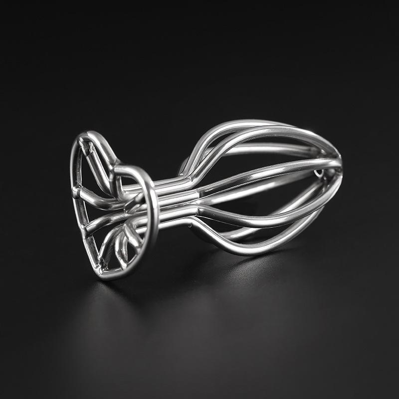 Metal Hollow Anal Plug for Self-Pleasure and Stimulation - Adult Sex Toy