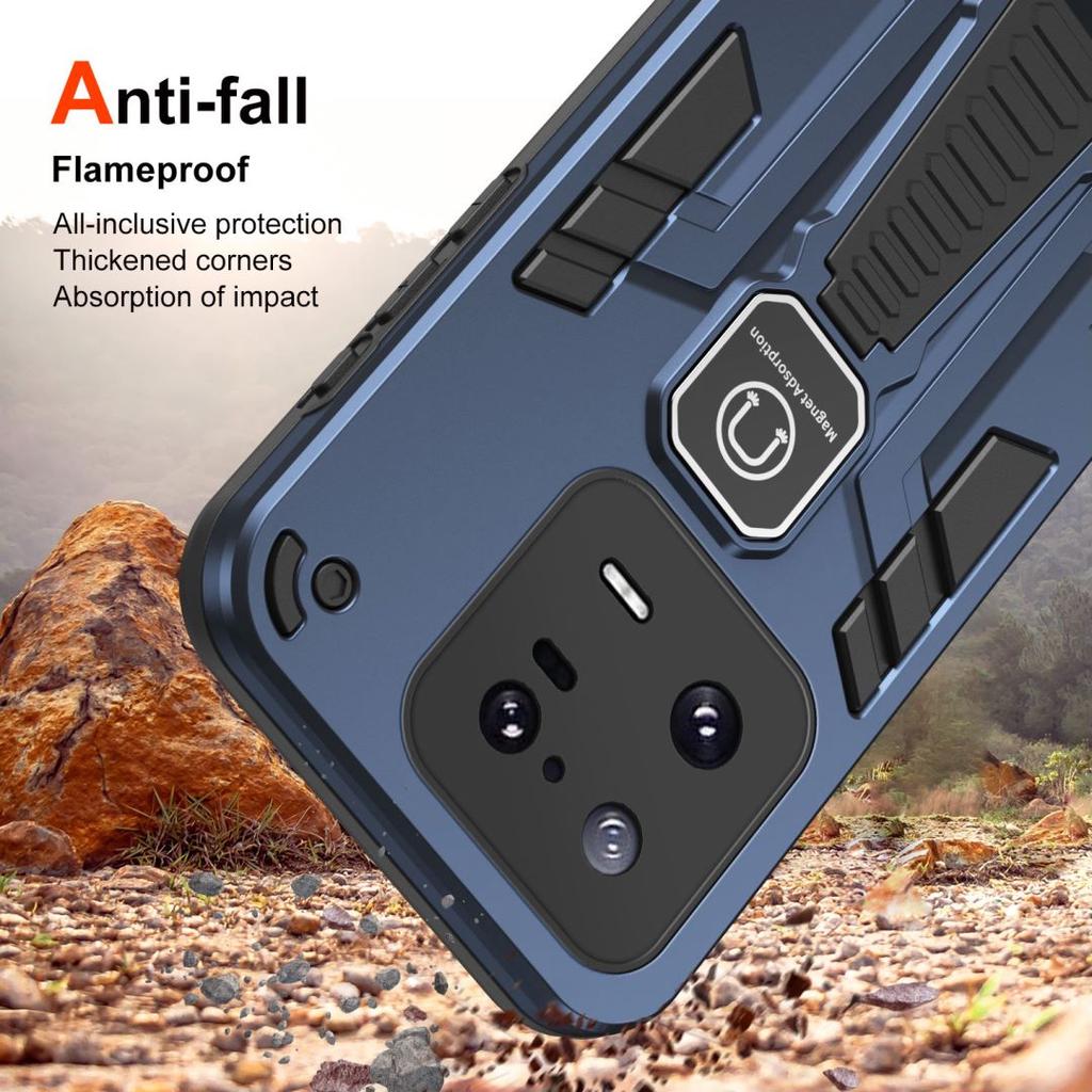 Dual Layer Shockproof Fall Support Armor Shell For XiaoMi 13 13 Pro 13 Lite 12T Pro Poco F5 Pro C55 X4 X5 Pro M4 M5S 4G 5G