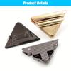 1pc metal triângulo imprensa bloqueio de moda interruptor fecho de couro artesanato bolsa feminina bolsa de ombro diy ferragem