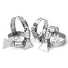 304 Stainless Steel Hose and Pipe Clamps: Handle, Band, Ring, and Clip Variations