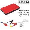 16800mAh 800A Car Battery Charger for Auto Power Bank Booster 12V Starting Device Petrol Car Jump Starter