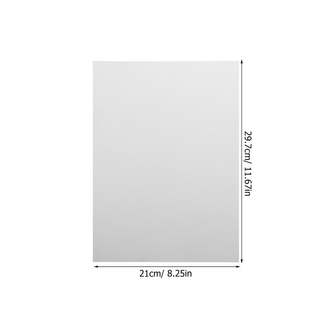 10Pcs Frosted Plastic Sheets Versatile Thermoplastic Sheets for Picture Frames Protective Covers Display Panels Crafts Making