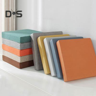 Wasserdichtes Sitzkissen mit rutschfester Gummi-Rückseite, Reißverschluss-Design, höhenverstellbar, bequeme Unterstützung, mehrfarbige Matte für Stuhl, Terrasse, Wohnzimmer, Küche, Schlafzimmer