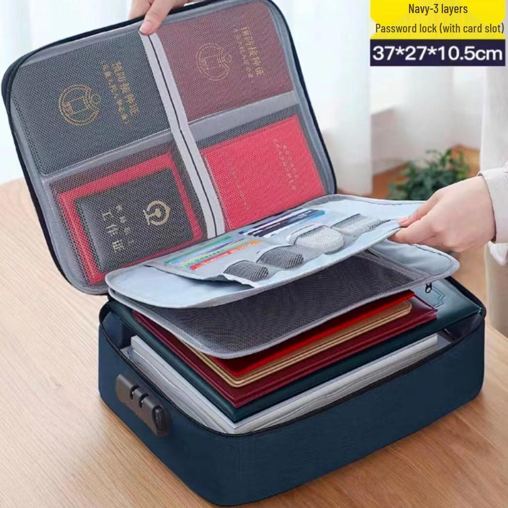 Waterproof Multi-Layer ID & Passport Organizer