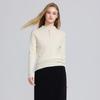 Women's Semi-High Neck Slim-Fit Knitted Base Top