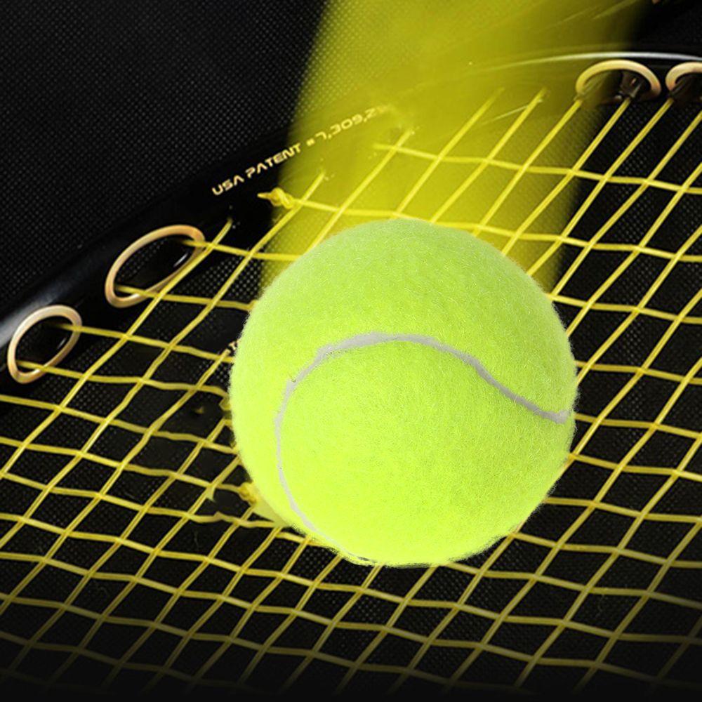 Outdoor Fun Professional Tennis Ball Sport Tournament Fibrous Felt Covered Fluorescent Yellow
