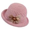 Classical Flower Style Bucket Hat Sun Protection Accessory Lightweight Acrylic Multiple Colorways