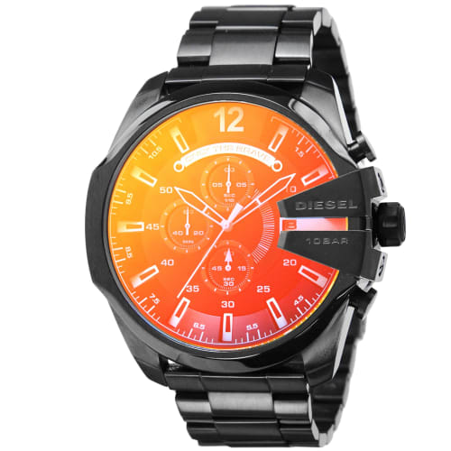 

DIESEL DZ4318 Men s Watch with Orange Dial