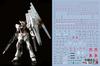 HG RG MG PG RE HiRM Robot MS Decals RG Nu Fluorescent!! Detail-Up Water-Transfer (for 1/144 RX-93 Gundam)
