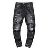 Moda Americana High Street Buco & Patch Trendy Retro Pantaloni Denim Dritti ami