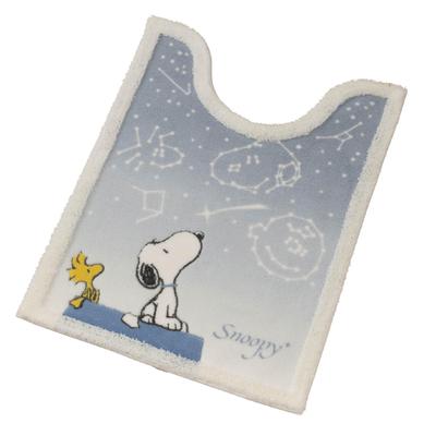 Senko Snoopy Toilettensternenhimmel Snoopy Toilette Ca. 80 x 60 Blau Charakter und Tier 31417 Zubehör, Matte, Lang, cm, Grau, Design,