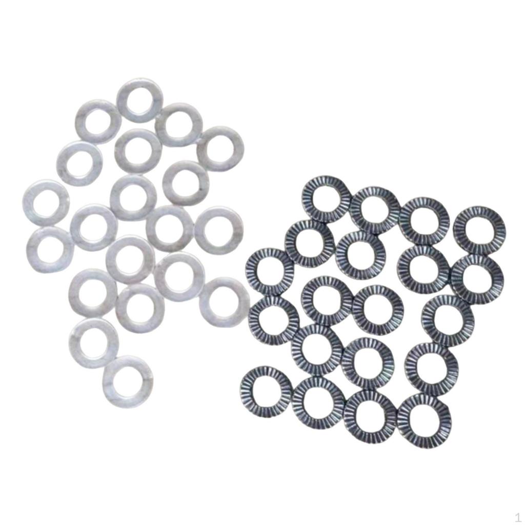 20 Pieces Drum Mounting Lock Washers Hardware Professional Replaces Practical Easy To Install