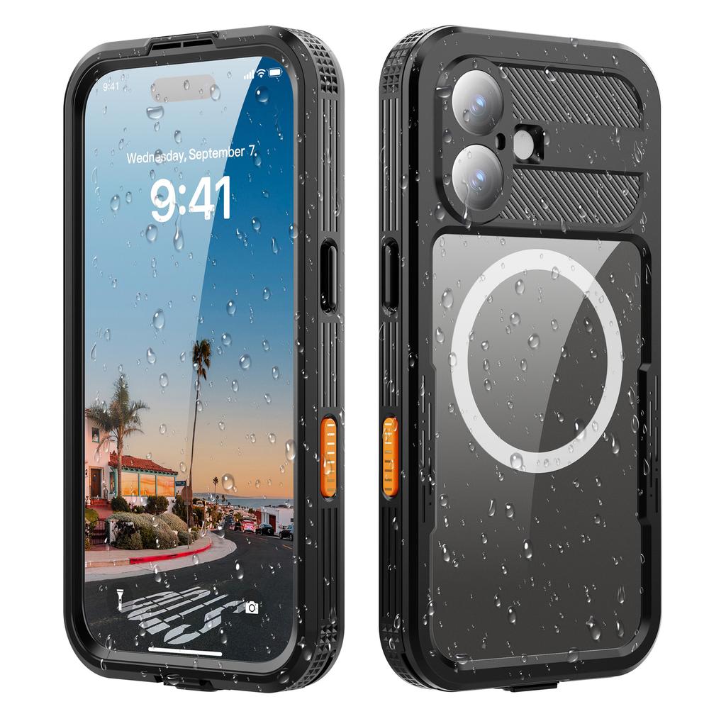 Per Nuoto All'Aperto per Apple per IPhone17 Telefono Impermeabile, Antiurto Immersioni 17promax Custodia Protettiva