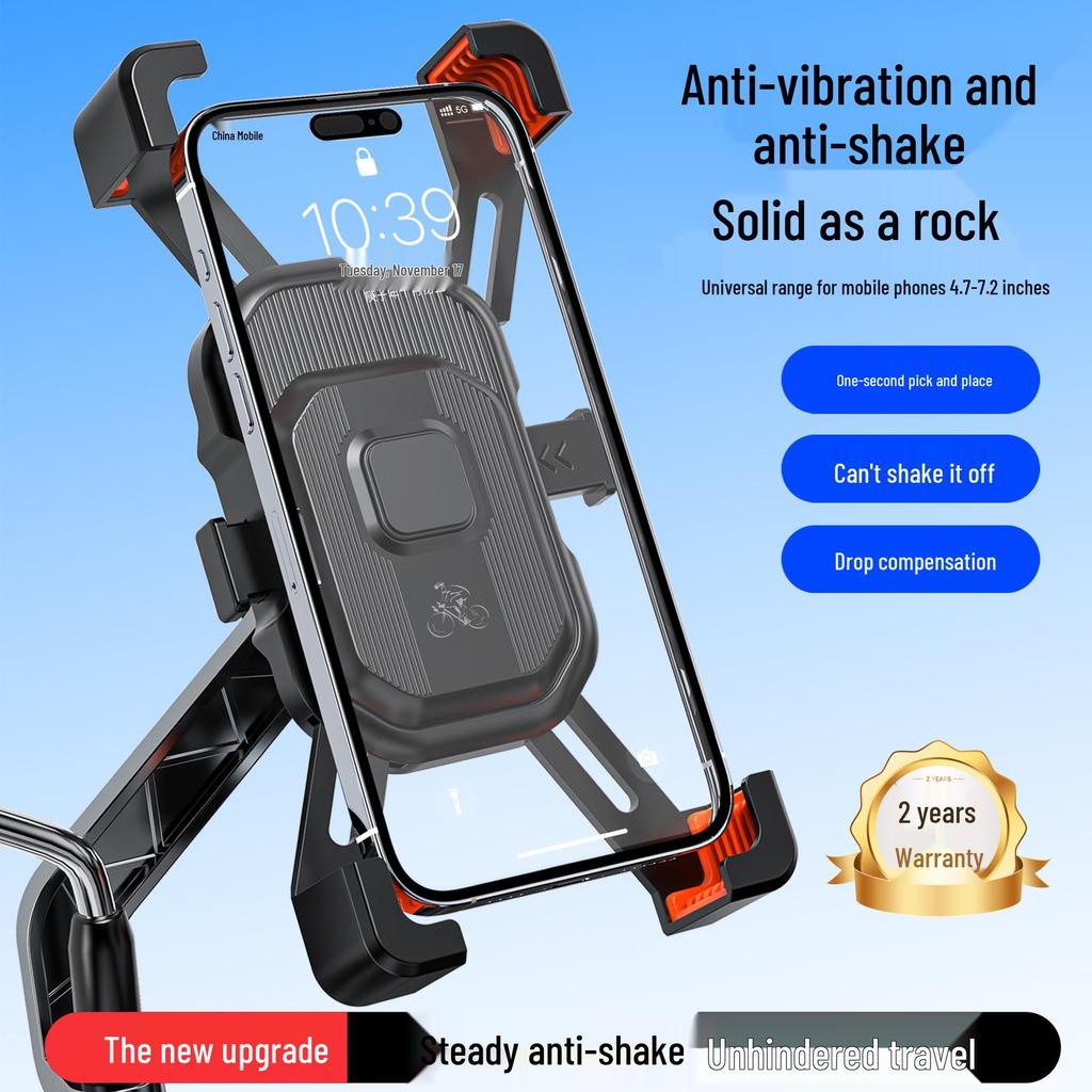 Shockproof Bicycle & Motorcycle Phone Mount for GPS