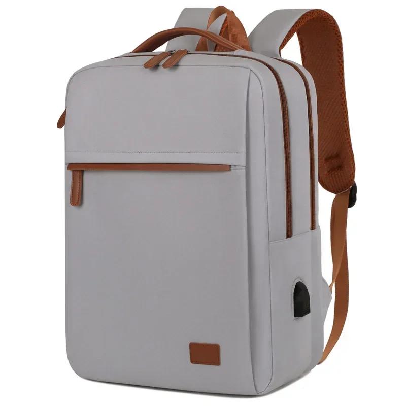 Laptop Business Backpack Classic Fashion 15.6-Inch Men Backpack Women Large Capacity Travel Laptop Backpacks Student School Bag