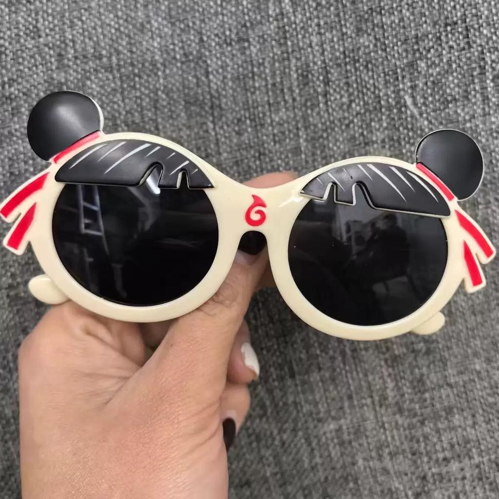 Cartoon Sunglasses Boys And Girls Take Pictures Sunshade Sunglasses Trend Nezha Glasses Advanced Sense Children'S Sun Protection