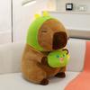 Milk tea cup red hat kapibara doll doll toast turtle backpack capybara ugly cute rag doll throw pillow